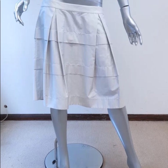 J. Crew Tiered Cotton Sateen Skirt Size 12 - Picture 2 of 4